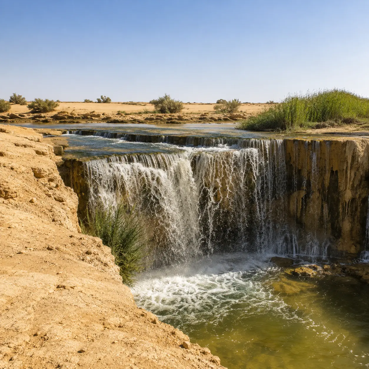 Wadi El Rayan Waterfalls — Fayoum (photo 1 of 1)