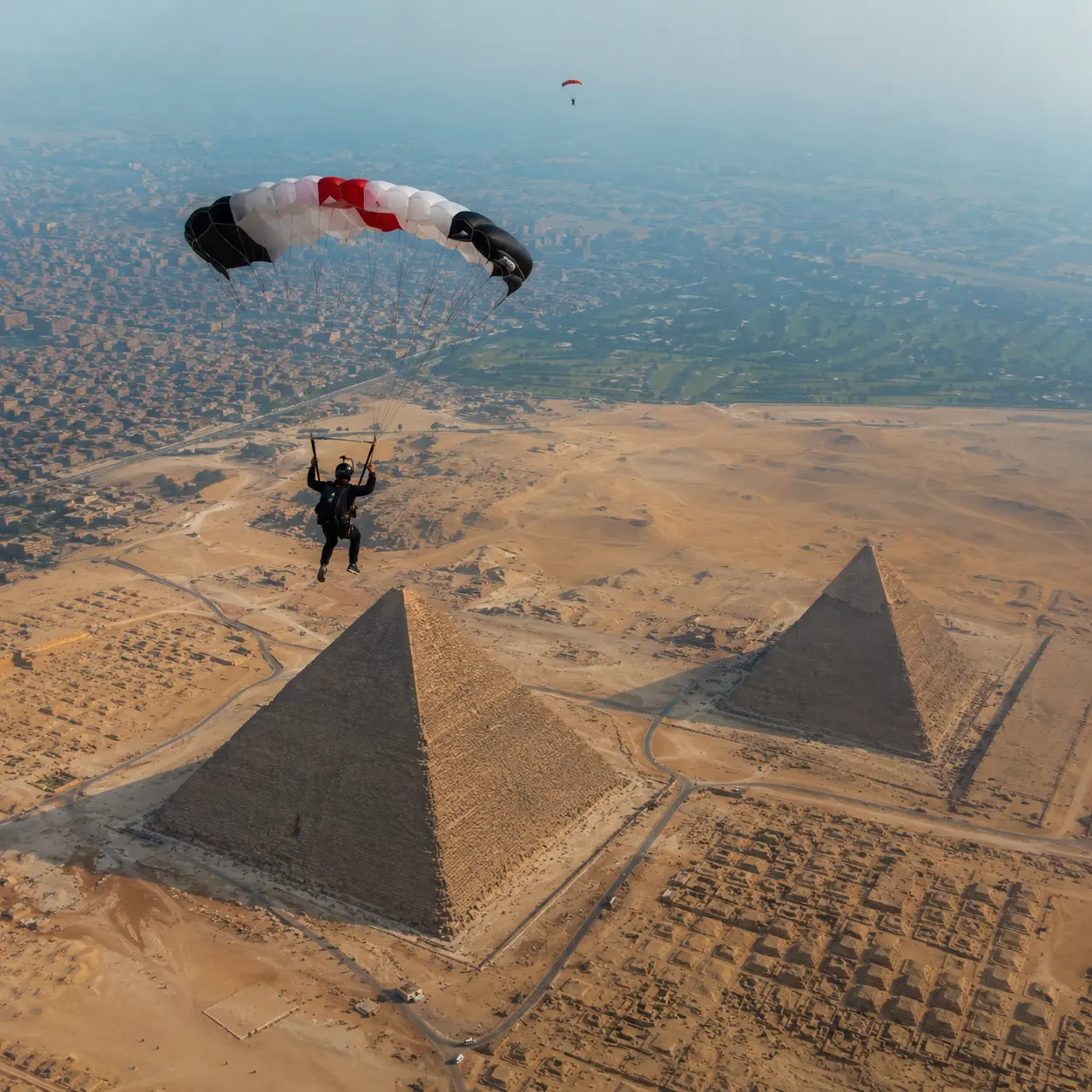 Skydive Over the Pyramids