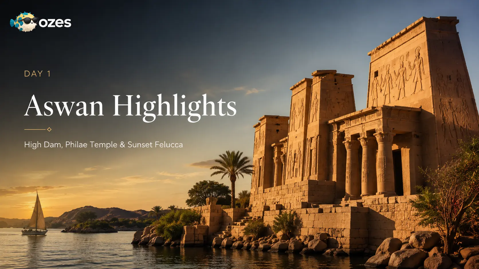 Aswan Day Tour: High Dam, Philae Temple and Unfinished Obelisk