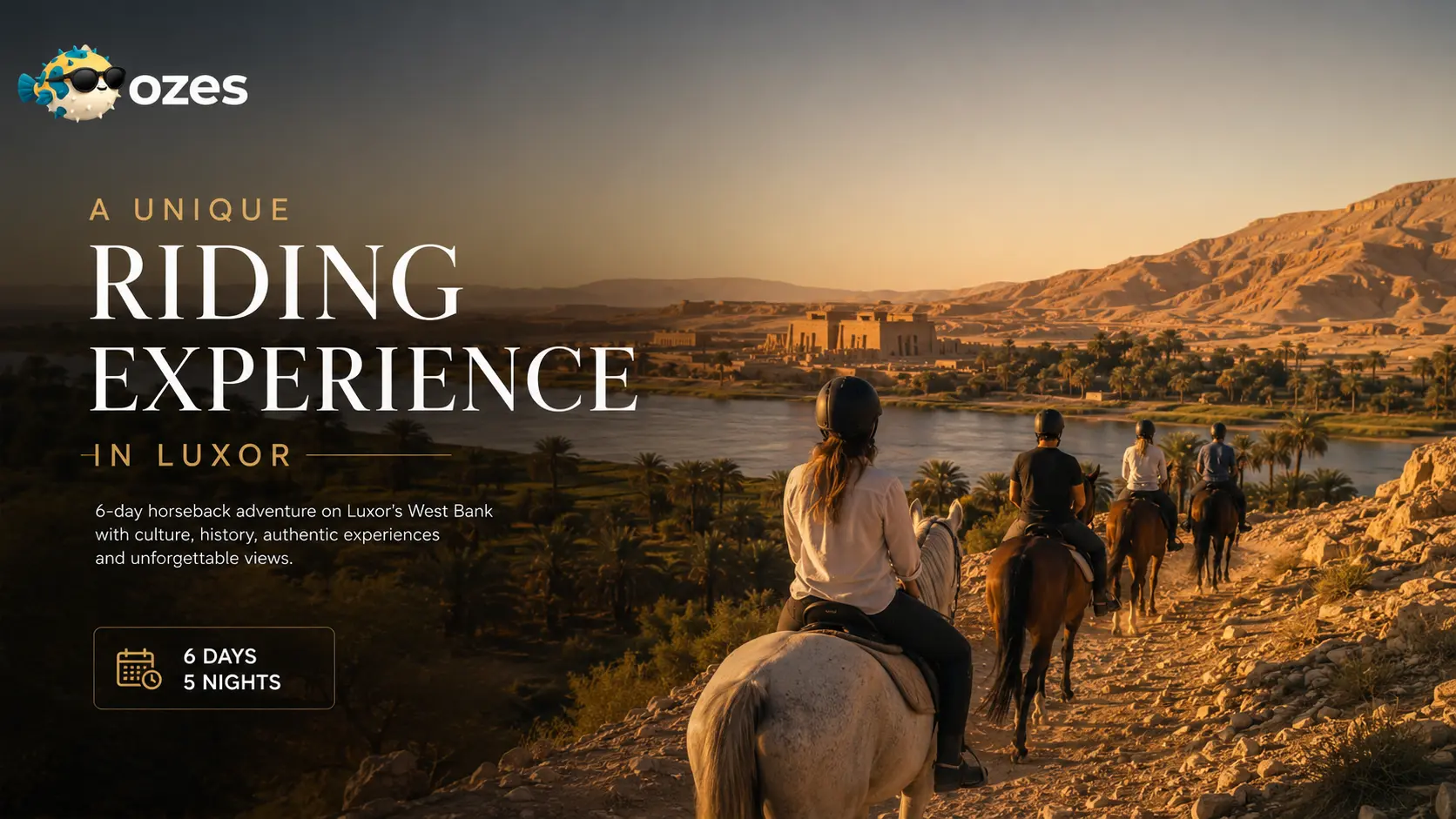 6-Day Luxor Horseback Riding Holiday